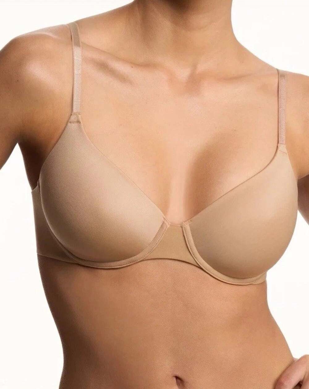 Natori 34DD EverFit Seamless Convertible T-Shirt Bra NWOT 721362 Cafe NWT